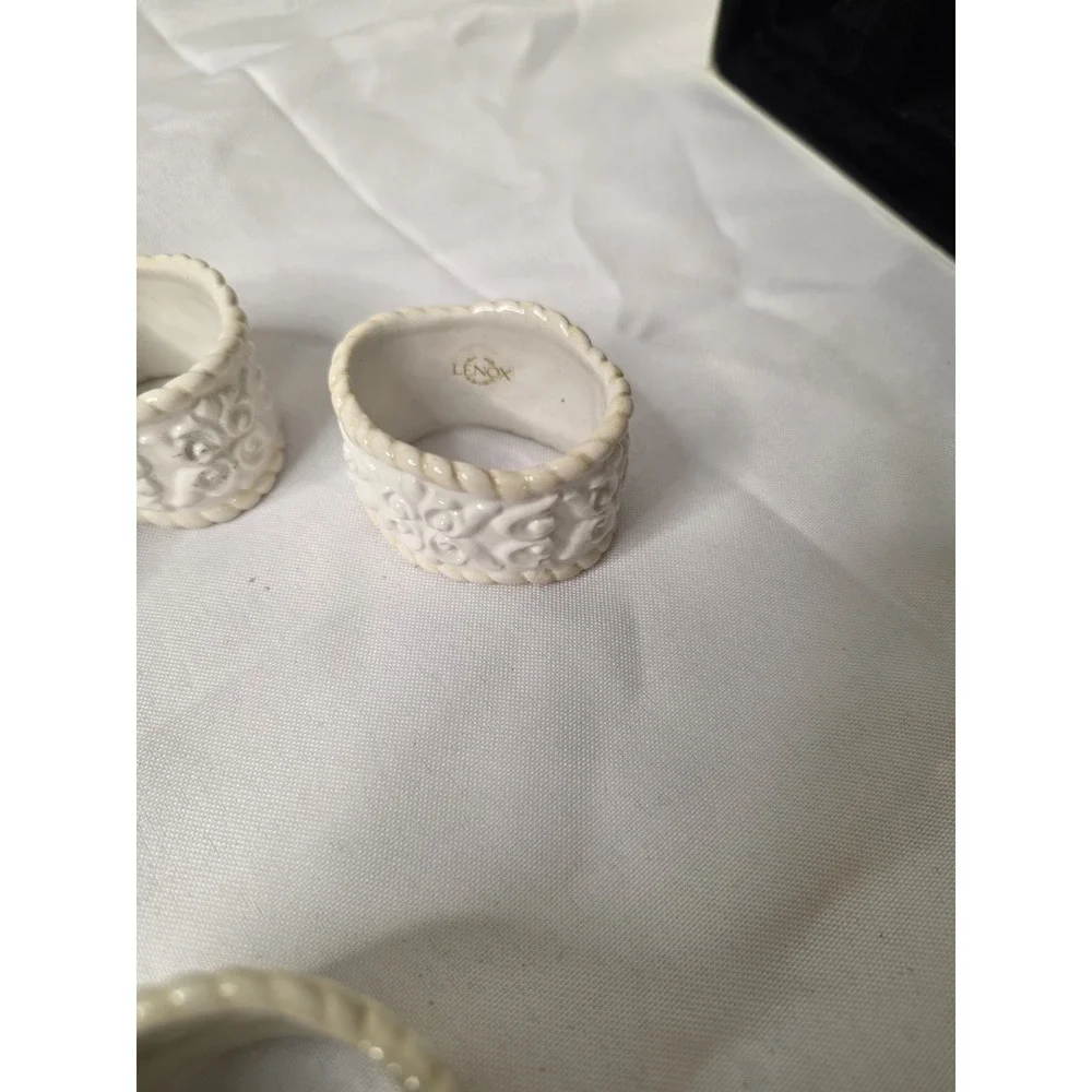 Vintage Lenox Butler's Pantry Napkin Rings Set of 4